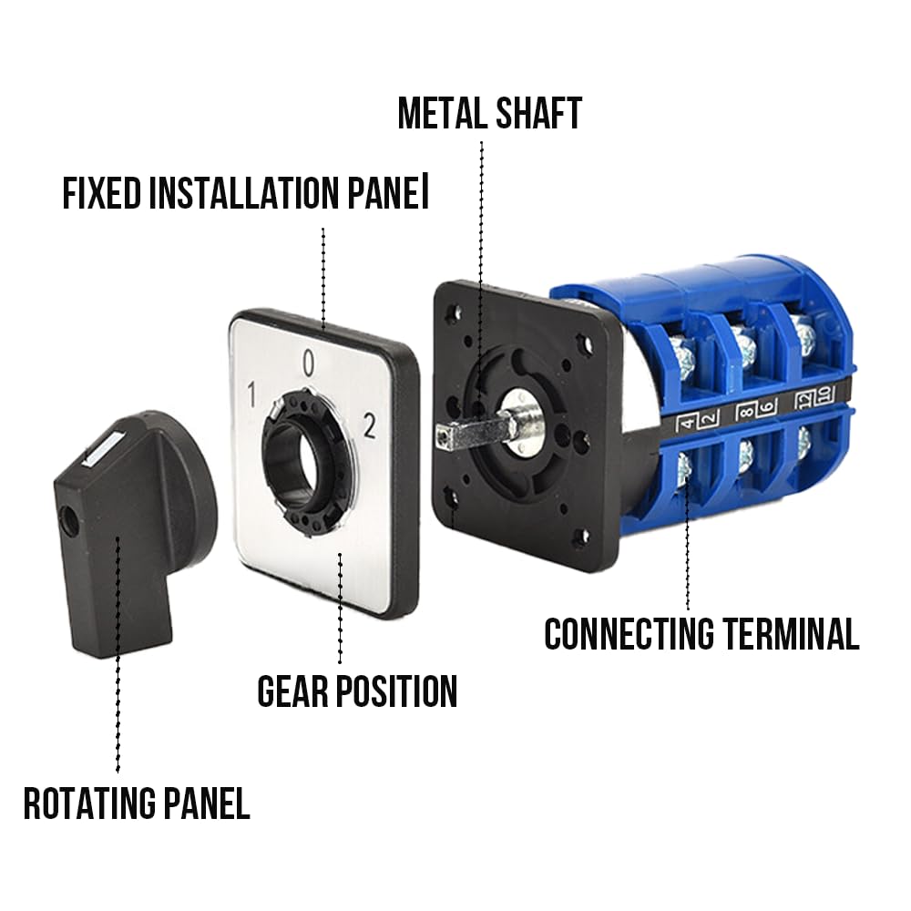 XINTAIHELE Universal Rotary Changeover Switch 690V 63A Cam